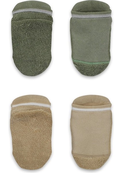 Nessiworld 2'li Altı Havlu Sneakers Kaymaz Çorap 20501 Nil Bej modelleri