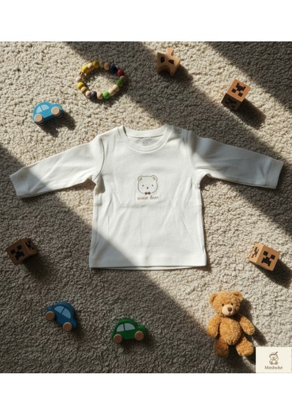 Minibohe 3'lü Erkek Bebek Takımı Teddy fiyatları