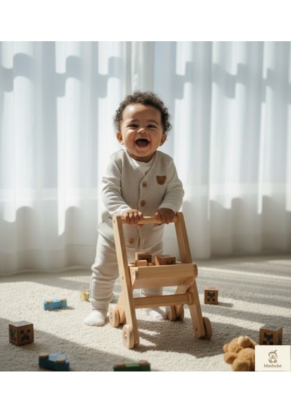 Minibohe 3'lü Erkek Bebek Takımı Teddy fırsatları