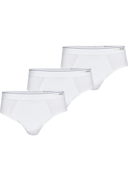 Erkek Slip 3'lü Paket Tender Cotton 9672 - Beyaz