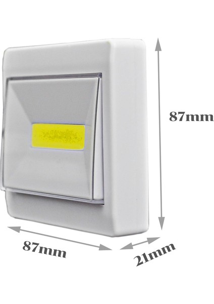 PS-801 Cob Ledli Mıknatıslı Yapışkanlı Lamba fırsatları