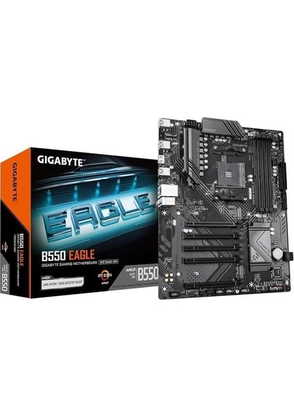 Gıgabyte Eagle B550 Ddr4 Hdmı-Typec Pcıe 4.0 Am4 Atx 5-Pcı Slot