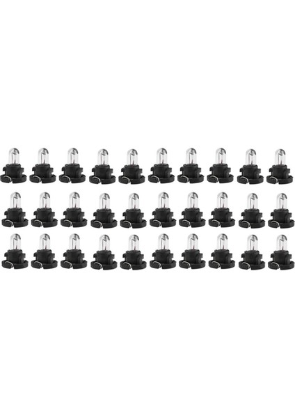 30 T4 2 12V LED Ampuller Otomatik Gösterge Tablosu Lambalar Araç Klima Enstrümanı Göstergesi (Yurt Dışından)