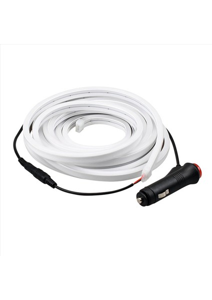 Tesla Için 2x Model Y 2021-2023 Araba LED Işık Şeridi Esnek Arka Bagaj Su Geçirmez Neon Işıklar Aksesuarları (Sıcak Beyaz) (Yurt Dışından) modelleri