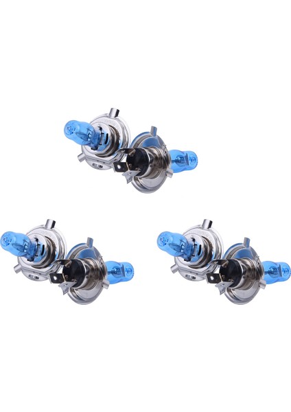 3paır H4 12V 100W / 90W 6000K Süper Parlak Beyaz Hafif Araba Xenon Lambalar Far Lambası (Yurt Dışından)