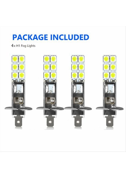 20PCS H1 6000K Süper Beyaz 80W LED Far Ampulleri Kiti Sis Sürüş Işığı (Yurt Dışından) indirimleri