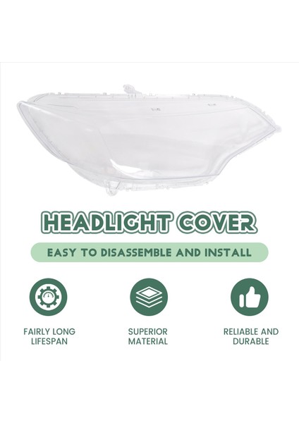 Araba Ön Far Lens Kapak Far Lambası Yedek Kabuğu Honda Fit / Caz 2014 2015 2017 2017 2018 Sağ (Yurt Dışından) fırsatları