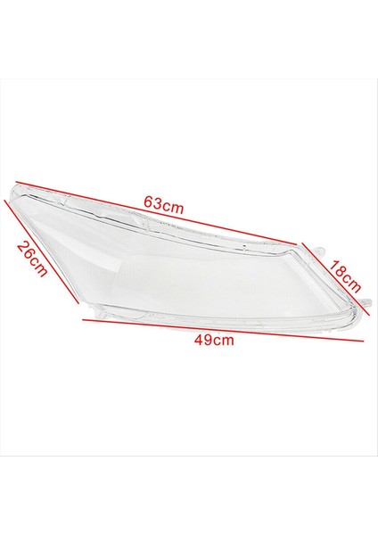 Sağ Araba Far Lens Kapağı Kafa Işık Lambası Lambası Honda Accord Için 2008-2012 Için Ön Işık Kabuğu (Yurt Dışından) fiyatları