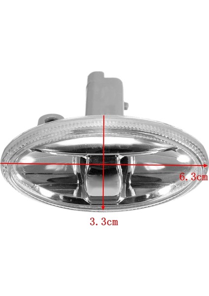 4pcs Araba Turn Sinyal Işık Çamurluk Yan Işıklar Citroen C2 Elysee Picasso Peugeot 307 206 (Yurt Dışından) fırsatları