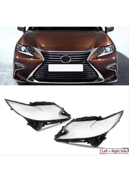 Sağ Araba Far Lens Kapağı Kafa Işık Lambası Gölge Kabuk Lens Lens Lambası Lexus Es S200 ES250 ES300 2015-2017 (Yurt Dışından) fiyatları