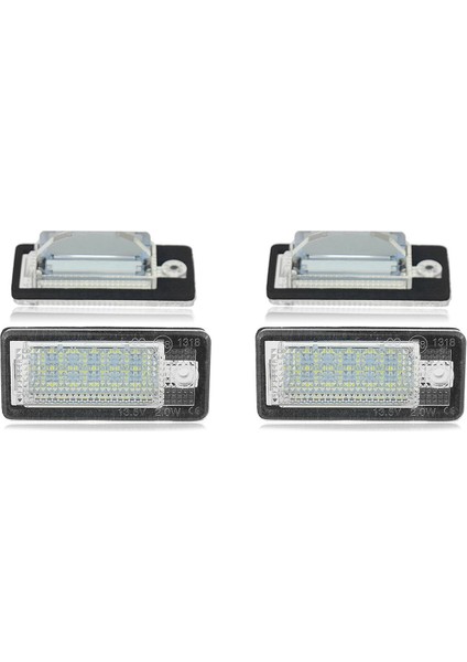 2x Araba LED Lisans Numarası Audi A3 S3 8p A4 B6 B7 A5 A6 4f Q7 A8 S8 C6 Cabriolet (Yurt Dışından)