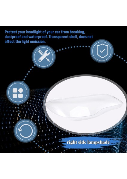 Araba Ön Far Şeffaf Lens Lambası Gölge Kabuk Kapağı Honda Civic Fd 2006 2007 2008 (Yurt Dışından) indirimleri