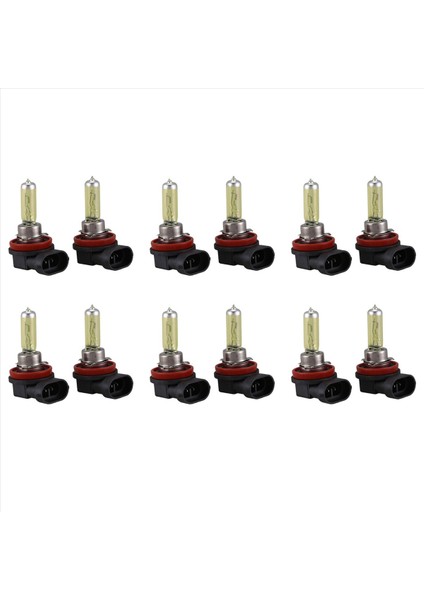 12 Pcs Dc 12V 55W H11 3000K Süper Sarı Araba Sisli Fok Lampa Lamba (Yurt Dışından) fiyatları
