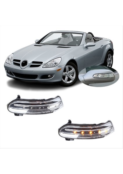 Araba Tarafı Dikiz Aynası Işıkları Yanıp Sönen Dönüş Sinyali Lambası Mercedes Benz Slk Sınıfı R171 W171 Sl Sınıfı R230 W230 (Yurt Dışından) fiyatları