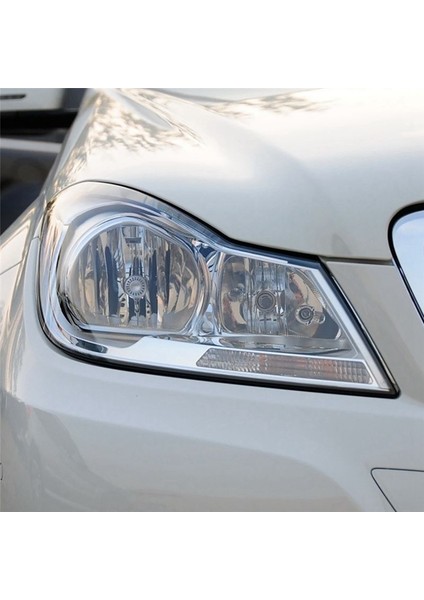 Far Şeffaf Lens Lens Kapağı Mercedes-Benz C-Class W204 C180 C200 C260 2011-2013 Için Uygun (Yurt Dışından) fiyatları