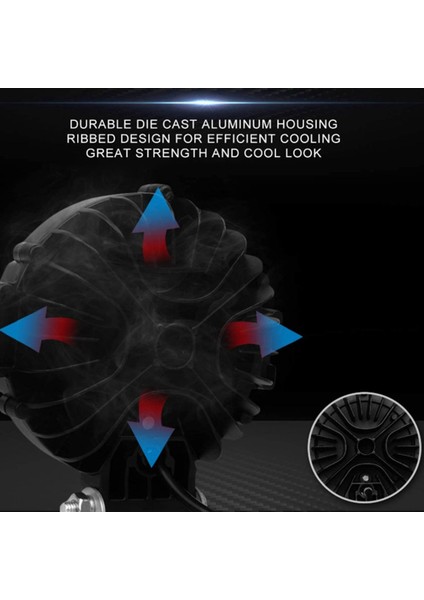 2x Yuvarlak LED Iş Işığı 60W Taşkın Noktası Combo Işın LED Işık Gündüz Kamyon Suv Için Yol Sürüş Işıkları (Yurt Dışından) indirimleri