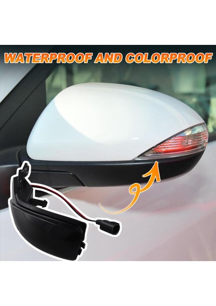 Mazda 3 Bl Için 08-14 Mazda 6 Gh 07-15 Araba Dikiz Aynası Dönüş Sinyali Yan Dikiz Gösterge Lambası Füme Kabuk (Yurt Dışından) modelleri