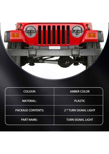2 Adet 2001-2006 Jeep Wrangler (Tj) Plastik Lens Lh &amp Rh 55156488AB 55156489AB (Yurt Dışından) indirimleri
