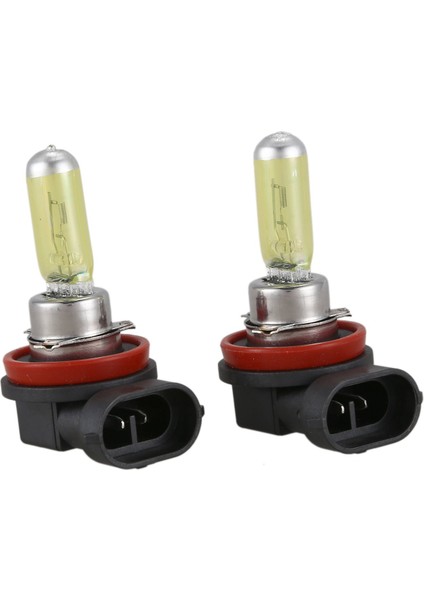 2x H11 55W 3000K Altın Sarı Xenon Hid Halojen Lamba Pul Far Far Faral Kablo Saati Bahar 84306-06140 (Yurt Dışından) fiyatları