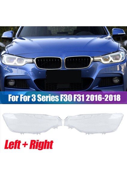 2x Sağ Tarafı Far Lens Kapağı Kafa Hafif Lamba Gölge Kabuk Kapağı Bmw 3 Serisi F30 F31 2016-2018 320 328 330 (Yurt Dışından) fiyatları