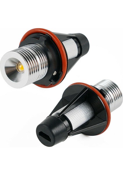 8000K Amber LED Melek Göz Işaretçisi Halo Ampul Lambaları Bmw E39 E53 E60 E63 E64 E66 E87 5 6 7 X3 X5 [10 Pc Paketi] (Yurt Dışından)