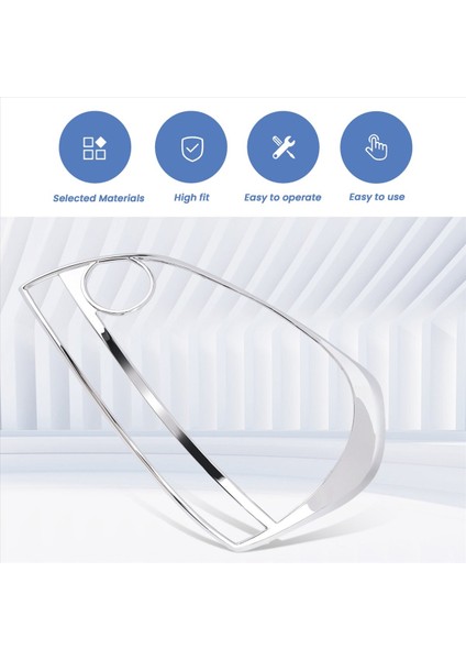 Hyundai Tucson 2006 2007 2008 2009 Için Araba Ön Işık Kapağı Far Çerçevesi Dekorasyonu (Yurt Dışından) fırsatları