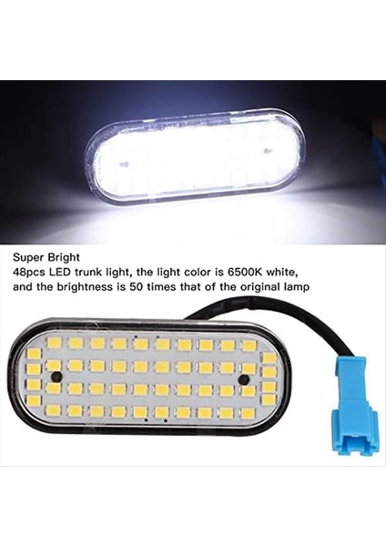 48 LED Bagaj Işık LED Pc Abs Fiş ve Oyun Değiştirme Tesla Model Y 2021 ve Üstü Araba Iç Işığı (Yurt Dışından) fiyatları