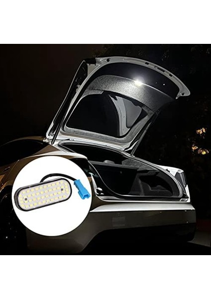 48 LED Bagaj Işık LED Pc Abs Fiş ve Oyun Değiştirme Tesla Model Y 2021 ve Üstü Araba Iç Işığı (Yurt Dışından) modelleri