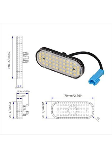 48 LED Bagaj Işık LED Pc Abs Fiş ve Oyun Değiştirme Tesla Model Y 2021 ve Üstü Araba Iç Işığı (Yurt Dışından) indirimleri