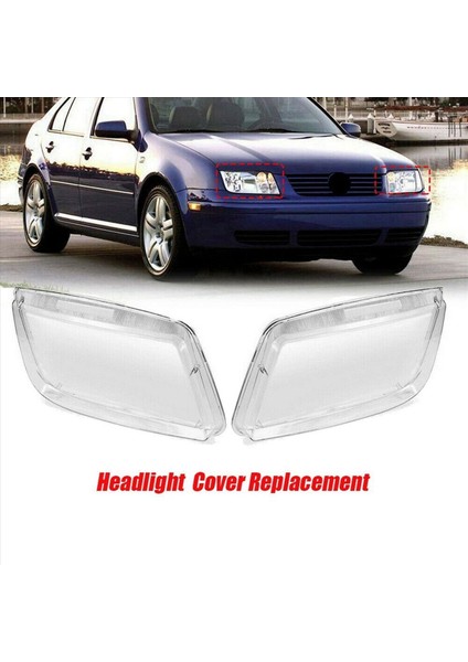 2pair Ön Far Lens Vw Bora Jetta Mk4 1999-2004 Araba Kafası Işık Lambası Cam Kasa Muhafazası Için Abajur Kabuğu (Yurt Dışından) modelleri