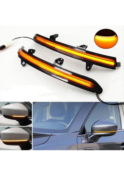 LED Işık Dinamik Dönüş Sinyali Yan Dikiz Bakış Aynası Yıkıcı Işık KB7W-69-122 Mazda Cx-5 Cx-8 Cx-9 16-19 Için TK48-69-182A (Yurt Dışından) fırsatları
