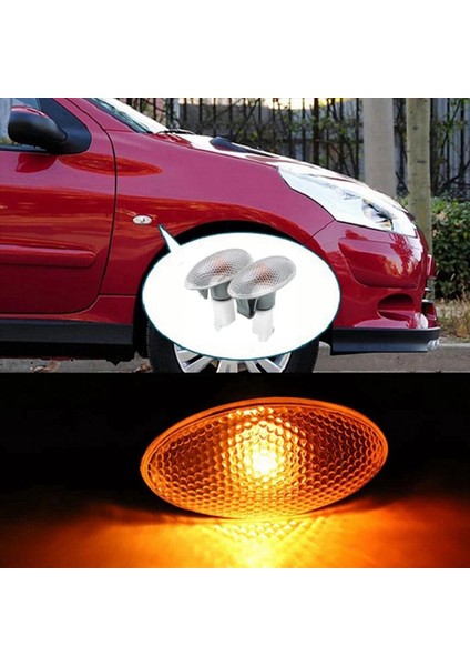Peugeot Için 4x 206 407 607 Sinyal Yan Işaretleyici Işık Tekrarlayıcı Lamba Göstergesi 632574 (Yurt Dışından) indirimleri