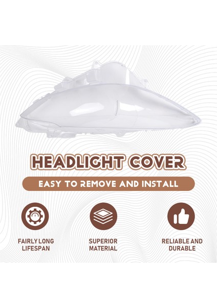 Mazda 3 Axela 2013 2014 Için Araba Far Lens Far Kapağı Kabuğu Yedekleme Sağ Taraf (Yurt Dışından) fırsatları