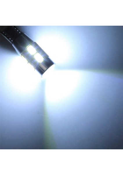 8pcs W5W T10 12V 6000K 5630 10 Smd Araba LED Ampul Kanbus Plakası Yan Dönüş Singal Işık Süper Parlak Beyaz (Yurt Dışından)