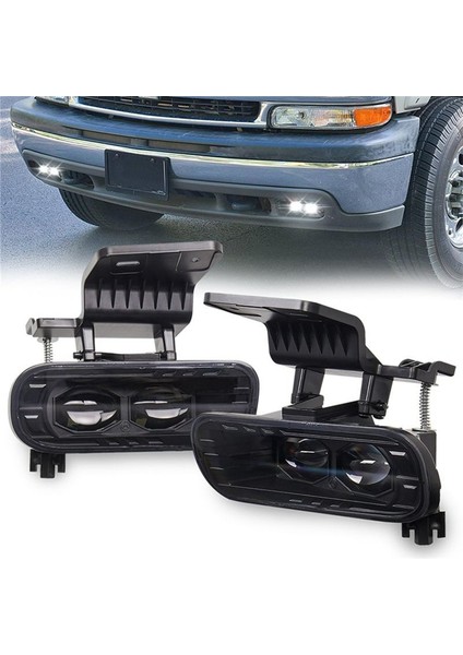 1 Çift Yoğunluklu Sarı LED Ön Sis Farları Chevrolet Için Silverado 99-02 Tahoe 00-06 Retrofit Farlar (Yurt Dışından) modelleri