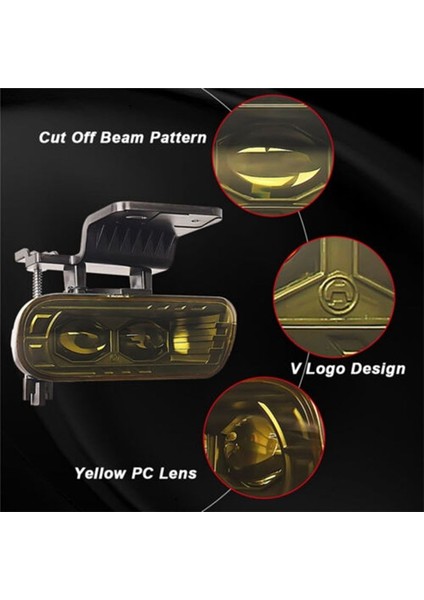1 Çift Yoğunluklu Sarı LED Ön Sis Farları Chevrolet Için Silverado 99-02 Tahoe 00-06 Retrofit Farlar (Yurt Dışından) indirimleri