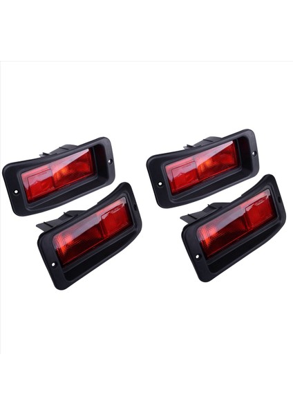 4 x Arka Tampon Reflektör Işık Kuyruk Işığı Mitsubishi Pajero Montero Pajero Sport 1999-2008 (Yurt Dışından)