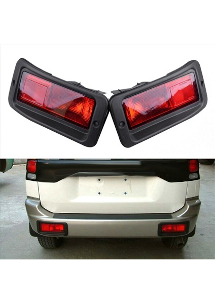 4 x Arka Tampon Reflektör Işık Kuyruk Işığı Mitsubishi Pajero Montero Pajero Sport 1999-2008 (Yurt Dışından) modelleri