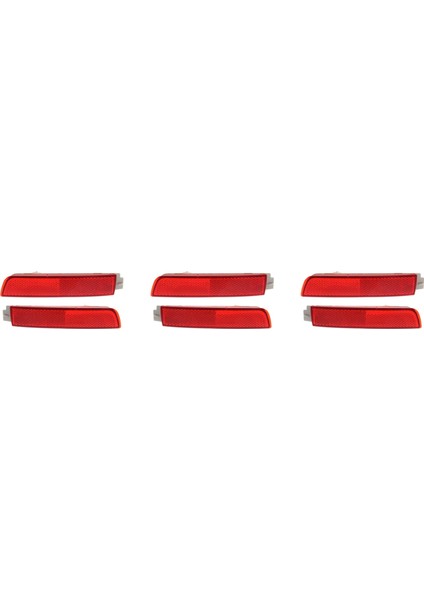 Nissan Sentra 2013-2018 265655C000 Için 6x Araba Arka Tampon Reflektörü (Yurt Dışından)