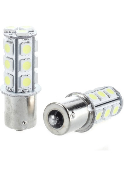 2 x 1156 BA15S Lamp Spumlb 5050 Smd 18 LED Beyaz 12V Araba Için (Yurt Dışından)