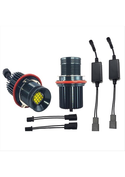 E39 G80 Far Ampulü 6000K LED Melek Gözleri Işıklar Bmw Için Canbus (Yurt Dışından) fırsatları