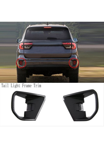 Araba Arka Sis Lambası Kapağı Kuyruk Sis Lambası Trim Stil Tarzı Işık Çerçevesi Ford Everest 2022 2023 2024 (Yurt Dışından) indirimleri