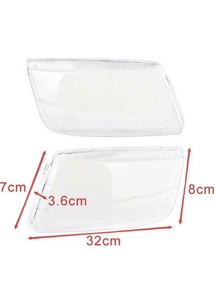 1 Çift Sol+Bora Jetta Mk4 1999-2004 Araba Far Lens Kapağı Far Abajur Ön Işık Kabuk Kapağı (Yurt Dışından) fırsatları