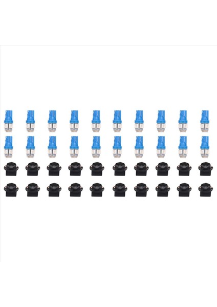 T10 194 168 LED Ampul PC194 PC195 PC160 PC168 Gösterge Paneli Gösterge Küme Gösterge Tablosu Ampul Buz Mavisi 20 Pcs (Yurt Dışından)