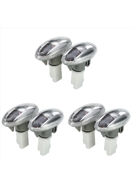 6pcs Araba Ortağı Yan Direksiyon Göstergesi Peugeot 108 107 407 206 6325G3 Için Citreon C1 C2 C3 Picasso (Yurt Dışından)