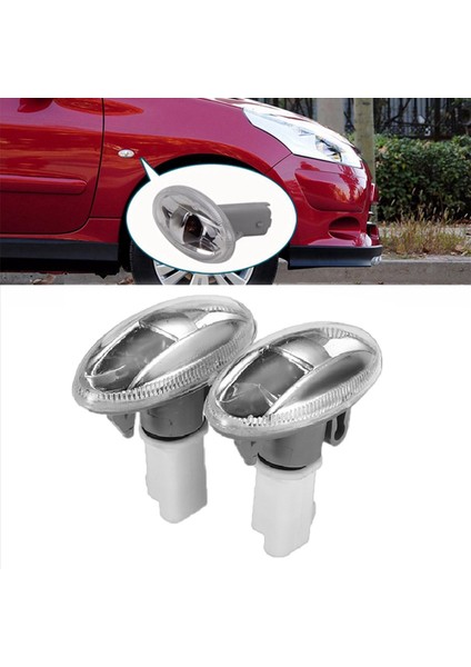 6pcs Araba Ortağı Yan Direksiyon Göstergesi Peugeot 108 107 407 206 6325G3 Için Citreon C1 C2 C3 Picasso (Yurt Dışından) indirimleri