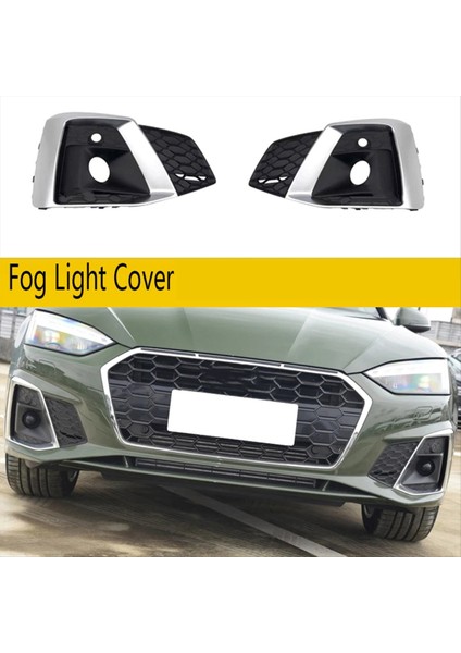 Araba Krom Sol Sis Izgara Kapağı Ön Petek Tampon Izgarası Audi A5 S5 2019-2023 (Yurt Dışından) indirimleri