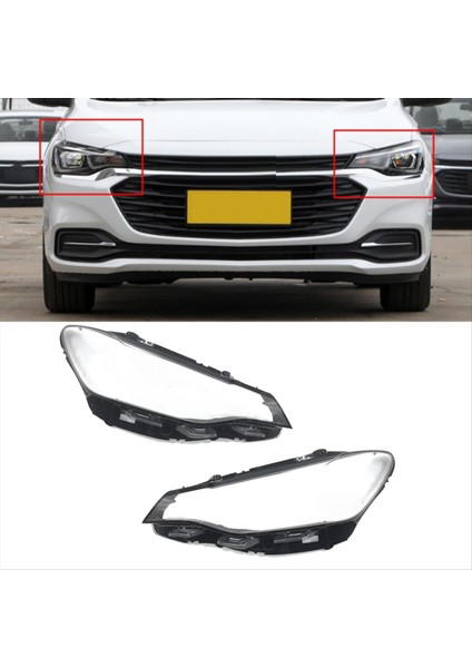 Araba Far Lens Kapak Chevrolet Monza Için Headlmp Muhafazası 2019-2022 Ön Kafa Işık Kılıf (Yurt Dışından) fiyatları