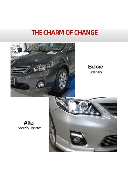 Otomatik Yanıp Sönen 2pcs Gündüz Koşu Işıkları Gün Işığı Sistesi Lambası Kapak Toyota Corolla Için Drl Drl 2011-2013 (Yurt Dışından) indirimleri