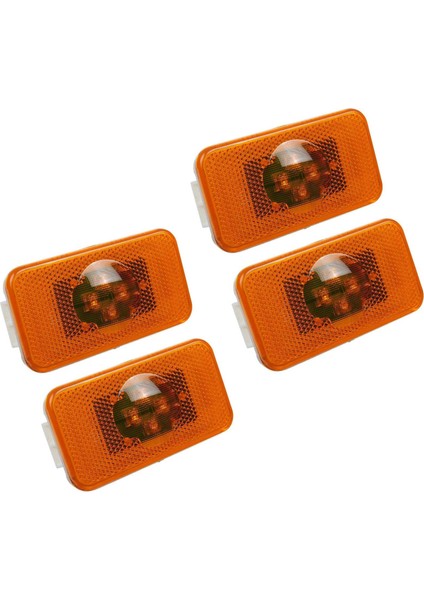 4pcs 24V Araba Kamyonu LED Yan Işaretçi Işık 4le Volvo Kamyonlar Için Amber Gösterge Uyarı Lambaları Fm/fh (Yurt Dışından)